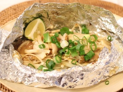 鮭のホイル焼き味噌風味！バターなしでちゃんちゃん焼き風に #AllAbout